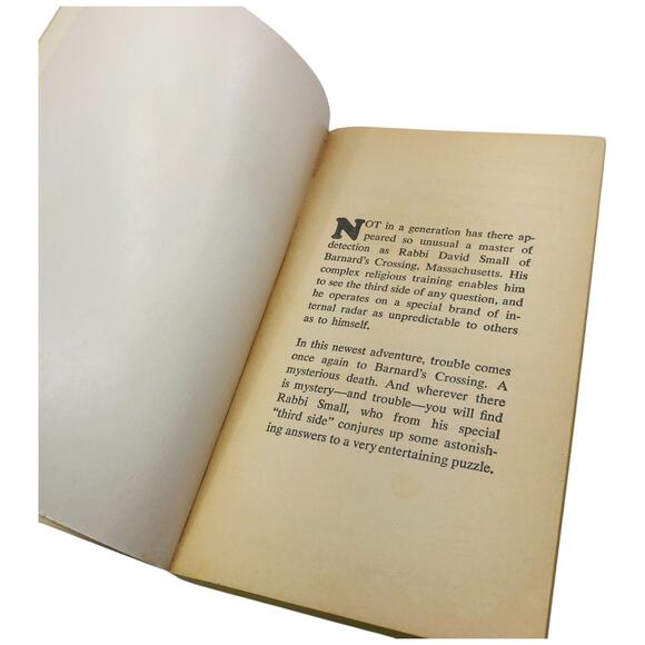 Harry Kemelman Wednesday The Rabbi Got Wet & Saturday The Rabbi Went Hungry Book - Picture 15 of 16